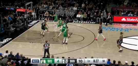 捍衛主場!8號秀杰明追身三分再進 籃網開局4記三分13-4!