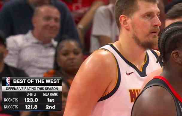 火星撞地球！火箭進攻效率值123聯盟第一 掘金121.8緊隨其后